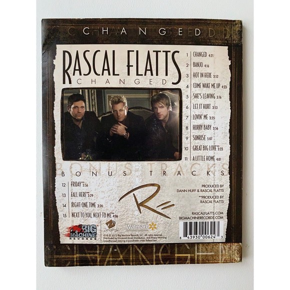 Rascal Flatts Changed Deluxe CD Exclusive Magazine, Guitar Picks (missing one) - Picture 2 of 5